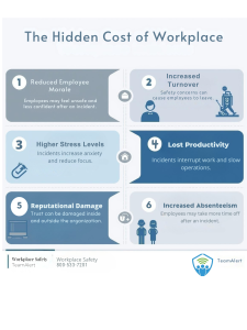 workplace incident response reducing long-term organizational impact